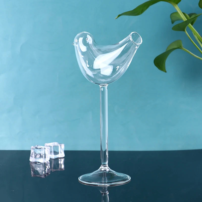 1Pc Wine Cocktail Glasses Home Wedding Party Barware Drinkware Gifts Creative Wine Glass Rose Flower Shape Goblet Lead-Free Red