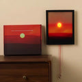 Kinetic Sunrise Sunset Wall Lamp Adjustable Dual Pull Ropes Night Light Moves with the Sun Bedroom Decorative Wall Light Gift