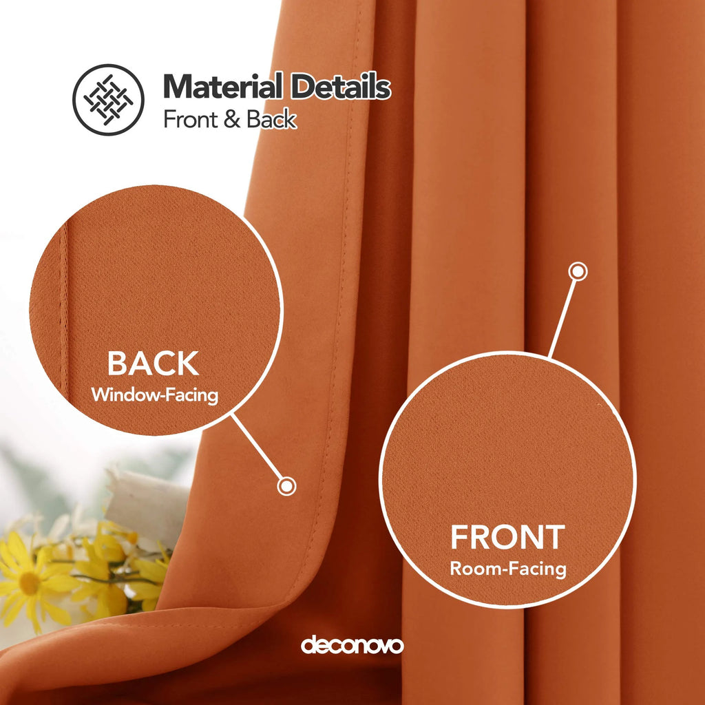 Grommet Living Room Room Darkening Curtains (2 Panel)