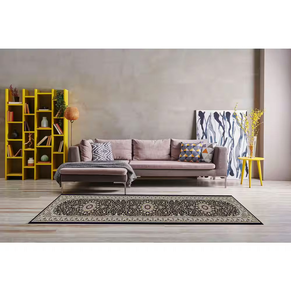 Nicholson Blue/Ivory 2 Ft. X 8 Ft. Indoor Runner Rug