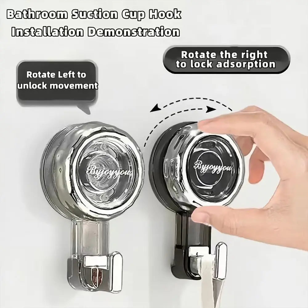 2/4/8/10Pcs Strong Suction Cup Hooks for Shower No Drill Removable Hooks for Towel Glass Doormirror Windows Tile Bathroom Organizer Hanger Christmas Halloween Decoration