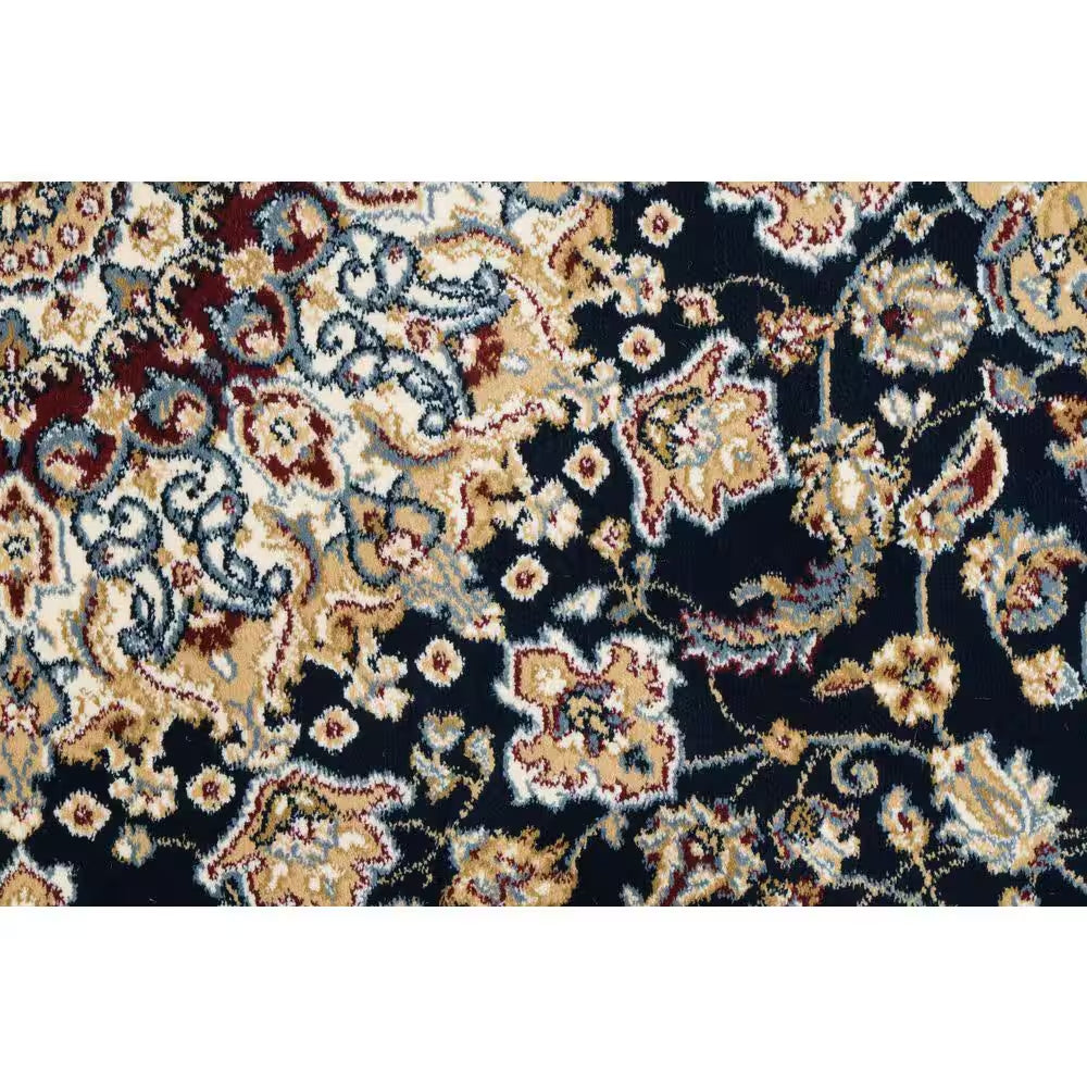 Nicholson Blue/Ivory 2 Ft. X 8 Ft. Indoor Runner Rug