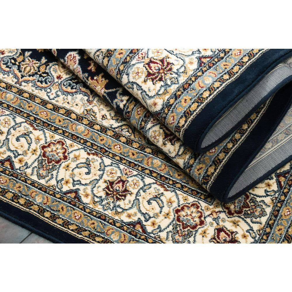Nicholson Blue/Ivory 2 Ft. X 8 Ft. Indoor Runner Rug