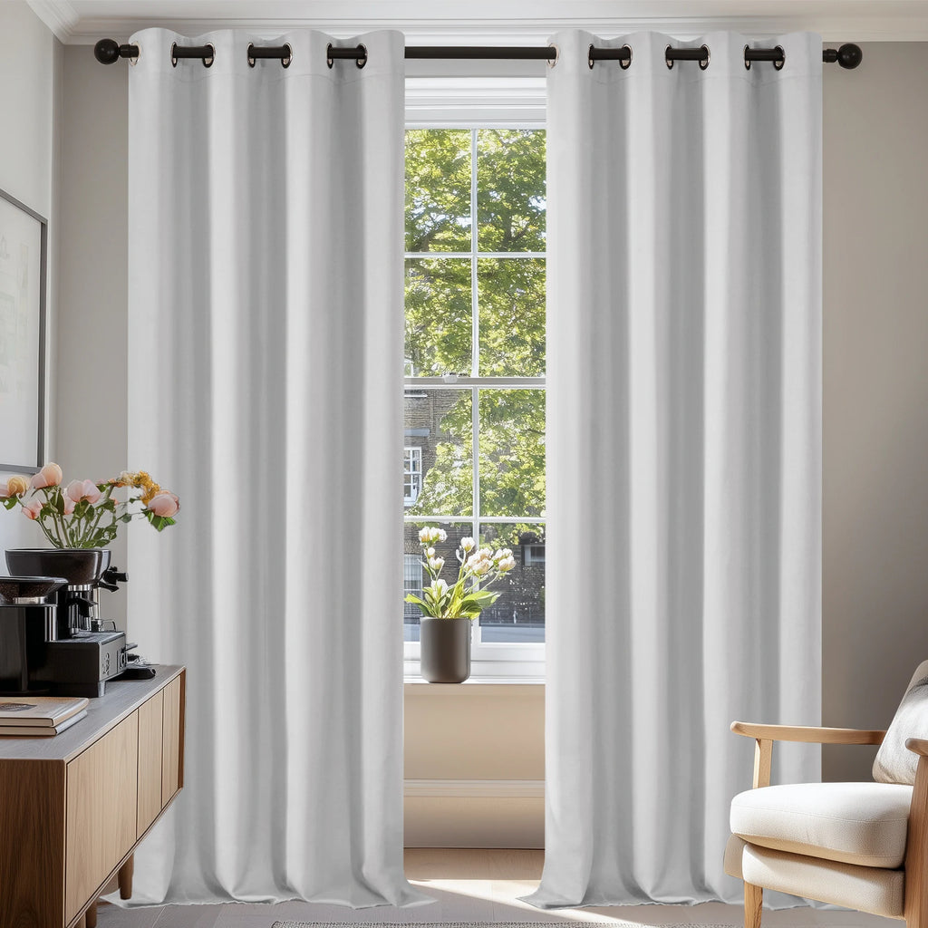 Grommet Living Room Room Darkening Curtains (2 Panel)