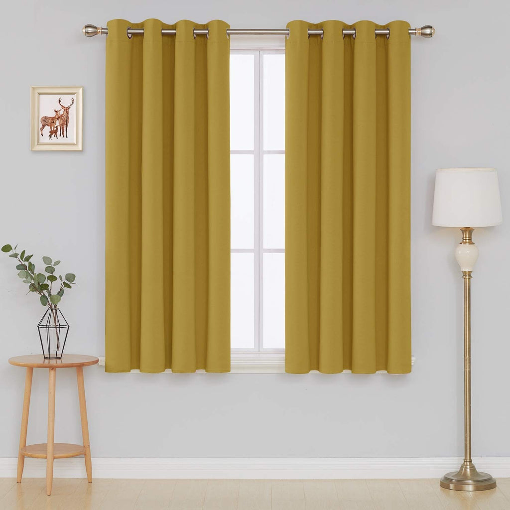 Grommet Living Room Room Darkening Curtains (2 Panel)